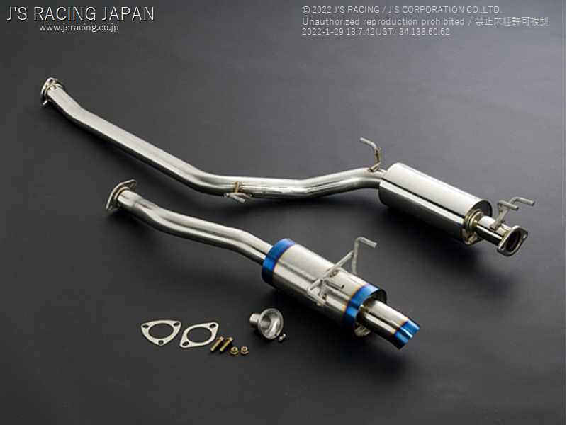 J'S RACING SUS EXHAUST PLUS 60RS FOR HONDA CIVIC FD2 K20A T304-D2-60RS