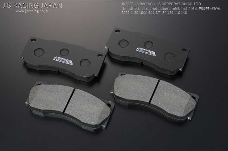 J'S RACING BRAKE PAD FOR 6-POT CALIPER KIT FOR HONDA CIVIC EP3 K20A B6P-P3-500S