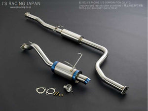 J'S RACING SUS EXHAUST PLUS 60RS FOR HONDA CIVIC EK9 B16B T304-H5-60RS