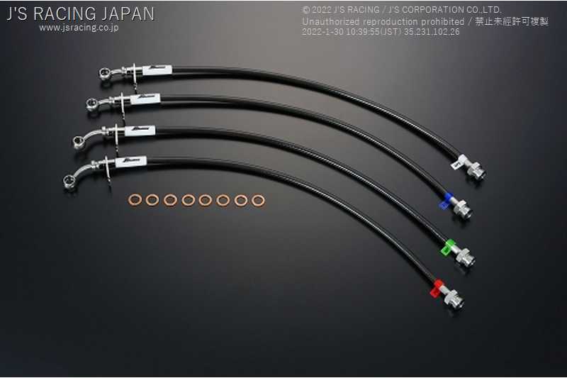 J'S RACING BRAKE LINE SYSTEM SUS FOR HONDA ODYSSEY RB1 K24A BLS-O3-SU