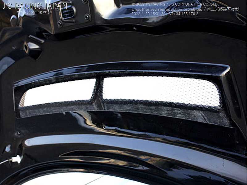 J'S RACING AERO BONNET TYPE-S ALUMINUM NET FOR HONDA CR-Z ZF1 LEA-MF6 ANT-Z1