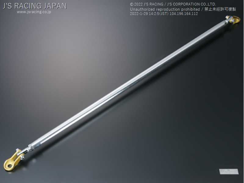 J'S RACING SPL REAR PILLAR BAR FOR HONDA CIVIC EK9 B16B PBS-H5 - Black Hawk Japan