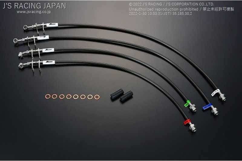 J'S RACING BRAKE LINE SYSTEM STEEL FOR HONDA CIVIC FK8 BLS-K8-ST