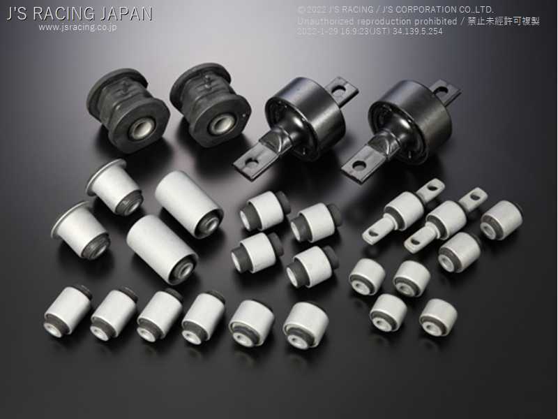 J'S RACING ARM REINFORCED BUSH COMPLETE SET FOR HONDA CIVIC EG6 B16A RACP-H3