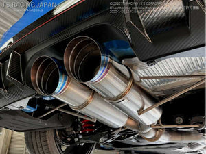 J'S RACING FX-PRO FULL TITANIUM MUFFLER DUAL 70RS FOR HONDA CIVIC FK8 FTMW-K8-70RS