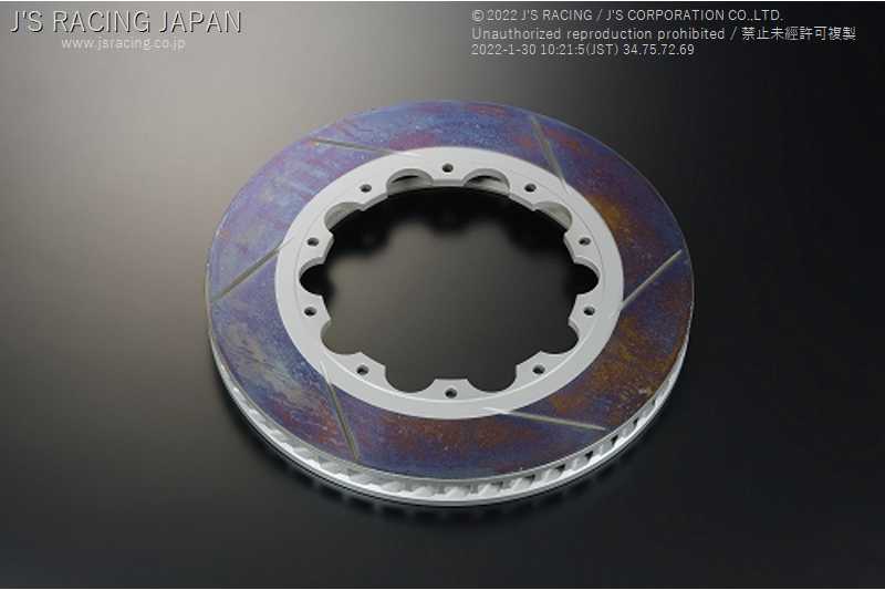 J'S RACING 6-POT CALIPER KIT BRAKE ROTOR RIGHT FOR HONDA ACCORD CL7 K20A B6P-E2-RR