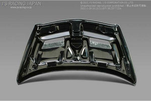 J'S RACING AERO BONNET TYPE-V FRP FOR HONDA FIT GD1 3 L13A L15A ABV-F1-F