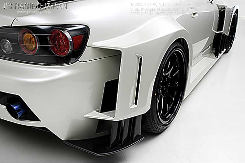 J'S RACING TYPE-GT REAR WIDE FENDER KIT LEFT FOR HONDA S2000 AP1 F20C GTWF-S1-RL