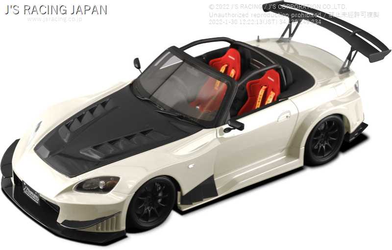 J'S RACING ONE MODEL TYPE-GT 1 18 RESIN MODEL PLATINUM WHITE PEARL OMD18-S1-NH609P