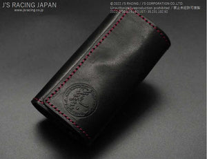 J'S RACING J'S MODE KEY CASE RED BLACK KCS-02-RD