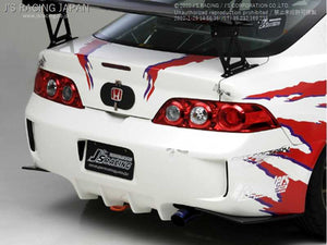 J'S RACING REAR BUMPER TYPE-S & CARBON REAR CANARD FOR HONDA INTEGRA DC5 K20A JSR-T5K-C - Black Hawk Japan