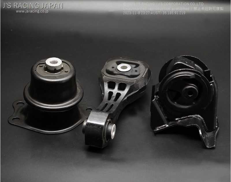 J'S RACING ENGINE AND TRANSMISSION MOUNT SET FOR HONDA FIT RS GE8 MT L15A EMS-F3-MT