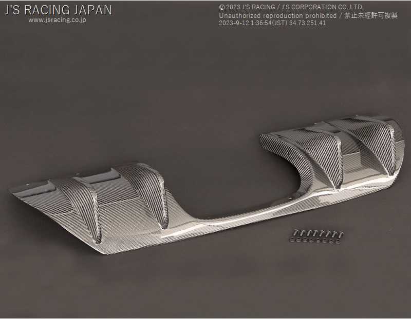 J'S RACING REAR DIFFUSER CFRP FOR HONDA CIVIC FK8 RDF-K8-C