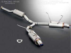 J'S RACING SUS EXHAUST PLUS DUAL 60RS FOR HONDA S2000 AP1 2 F20C F22C T304W-S1-60RS