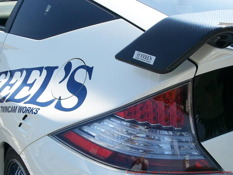 FEEL'S HONDA TWINCAM REAR WING CARBON BASE FOR HONDA CR-Z ZF1 Feels-00553