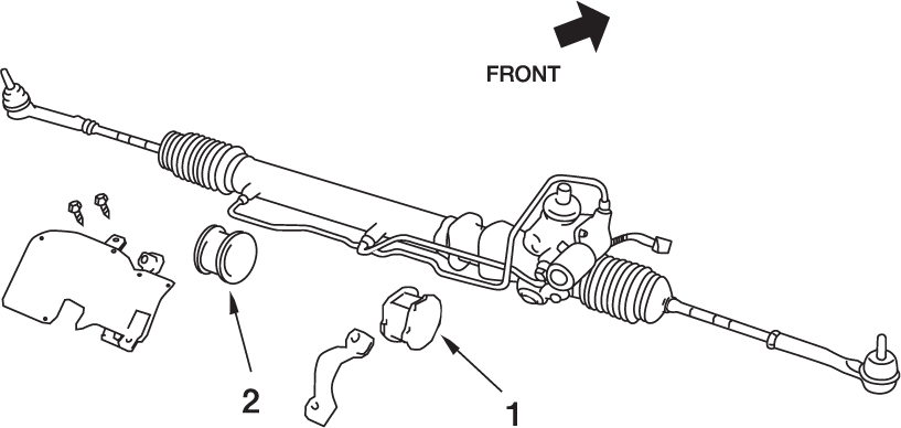 NISMO Reinforced Steering Gear Mount Bush  For Silvia180SX S15 All Models 54445-RS540