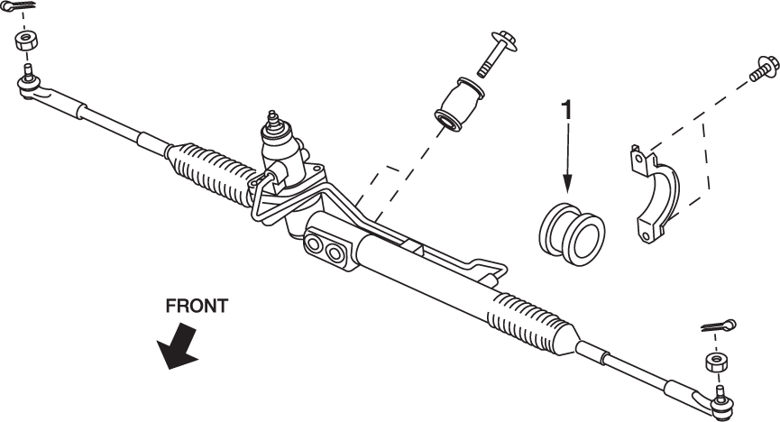 NISMO Reinforced Steering Gear Mount Bush  For Skyline GT-R BNR34 RB26DETT 54445-RS580