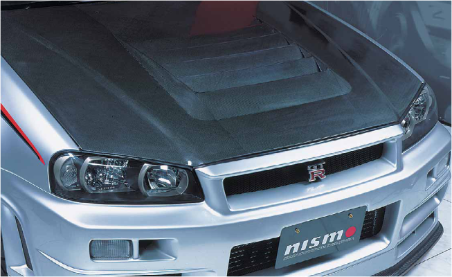 NISMO R-tune Carbon Hood  For Skyline GT-R BNR34  65100-RSR45