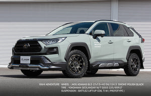 JAOS ADAMASBL5 17X7.5J 40 5H114.3 SMOKE POLISH BLACK WHEEL FOR TOYOTA RAV4 50 B900C776SPB