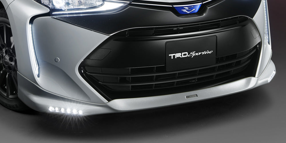 TRD FRONT SPOILER (W LED) BLACK (202)  For ESTIMA 5#  MS341-28034-C0