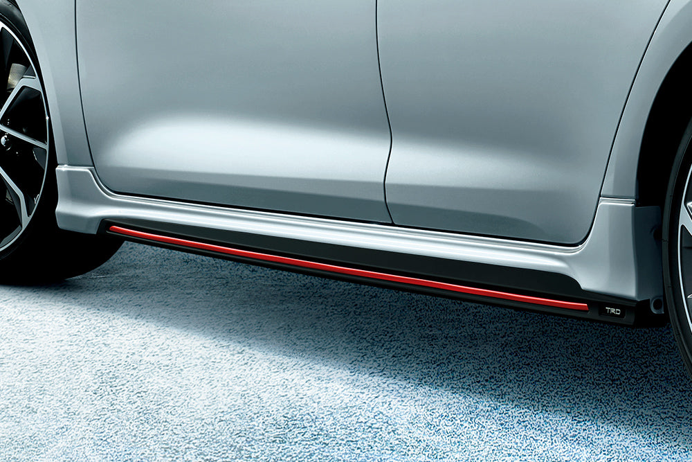 TRD SIDE SKIRTS BLACK MICA (218)  For COROLLA SPORT 21#  MS344-12004-C0