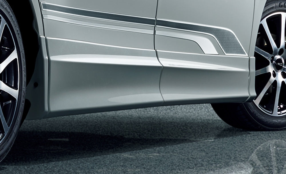 TRD SIDE SKIRTS BLACKISH SWALLOWTAIL (221)  For VOXY 8# V X  MS344-28001-C1