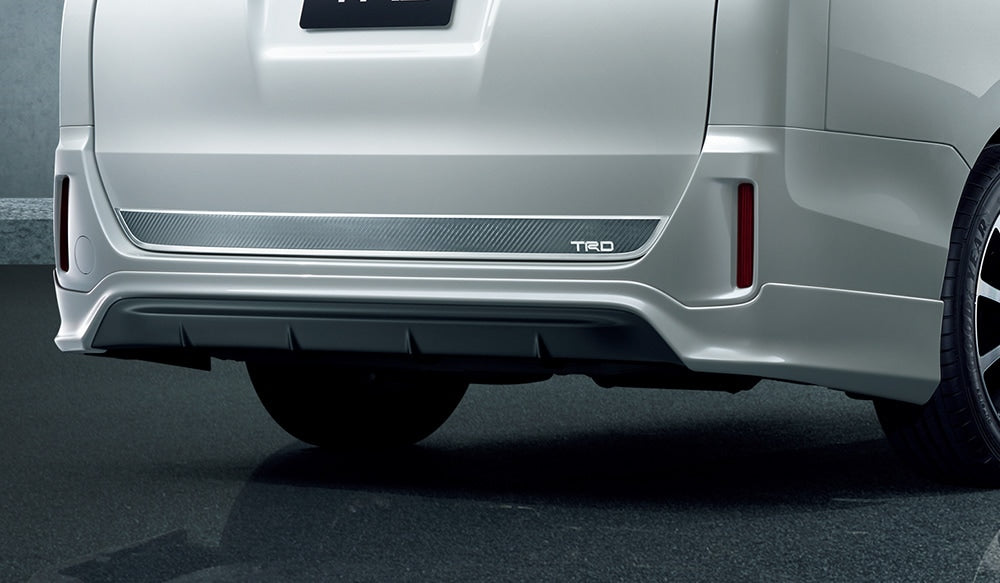 TRD REAR BUMPER SPOILER LIGHTNING BLACK (224)  For VOXY 8# V X  MS313-28003-C3