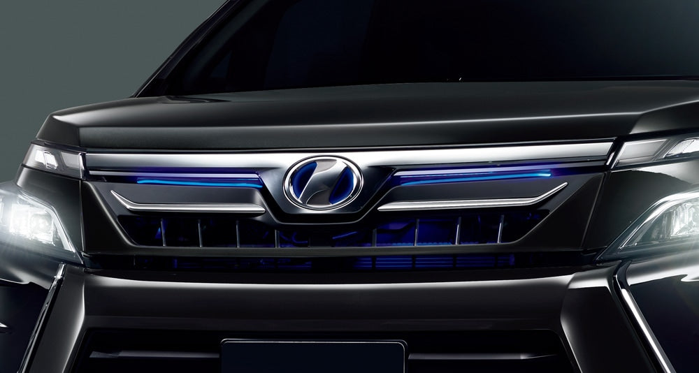 TRD FRONT GRILL (WITH LED) UNPAINTED  For VOXY 8# ZS ZS  MS320-28019-NP