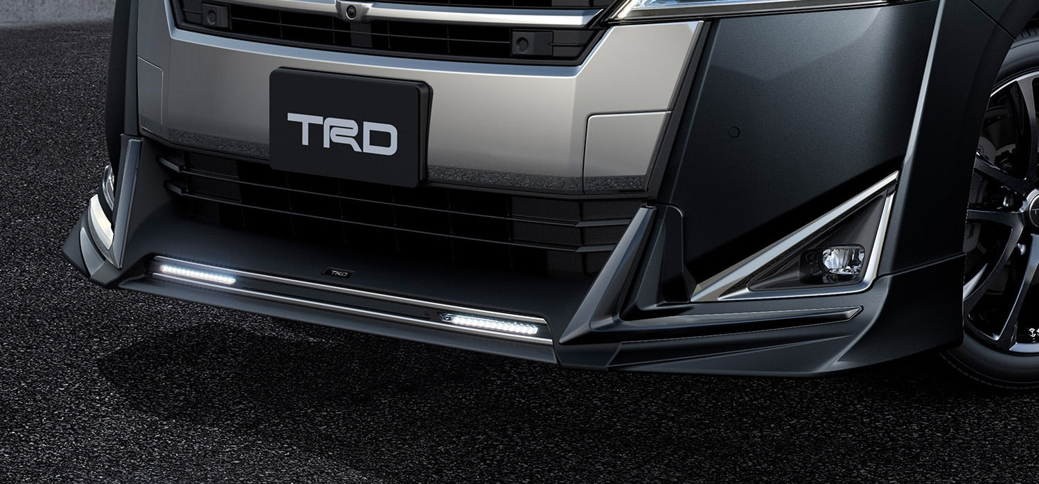 TRD FRONT SPOILER (NO LED) BURNING BLACK (222)  For VELLFIRE 3# STD  MS341-58029-C2
