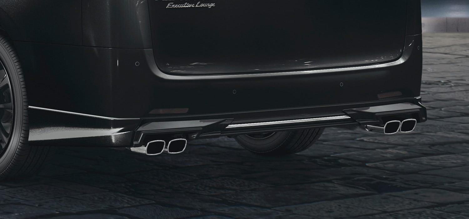 TRD REAR BUMPER SPOILER UNPAINTED  For Alphard 3# Std  MS343-58006-NP