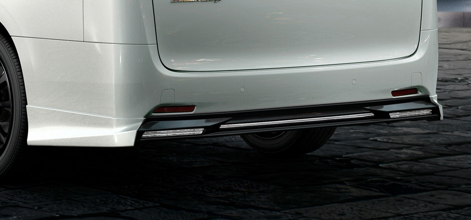 TRD REAR BUMPER SPOILER UNPAINTED  For Alphard 3# Std  MS343-58008-NP