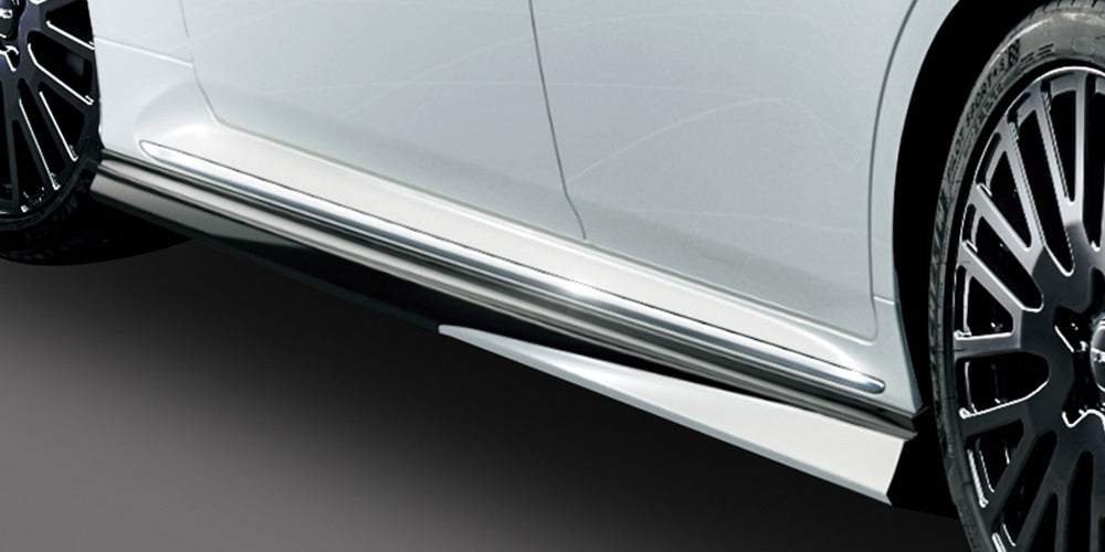 TRD SIDE SKIRTS WHITE PEARL (062)  For CROWN 22# RS  MS344-30011-A0 - Black Hawk Japan