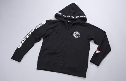 VARIS CHARCOAL MARK ZIP-UP PARKER BLACK XL FOR  VACC-060-XL