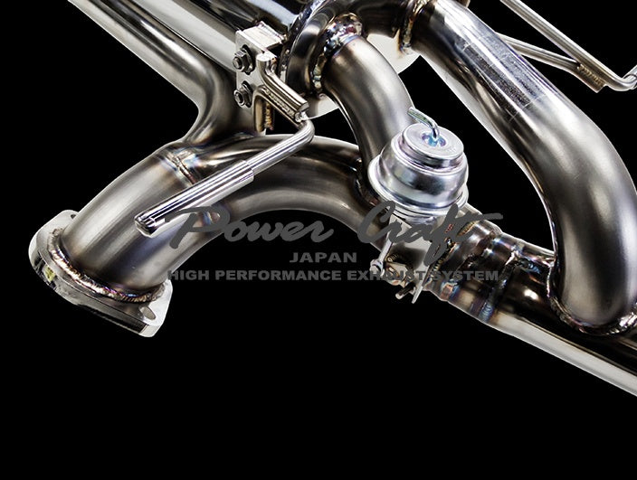 POWER CRAFT HYBRID EXHAUST MUFFLER SYSTEM FOR NISSAN GT-R R35 P-NI120101