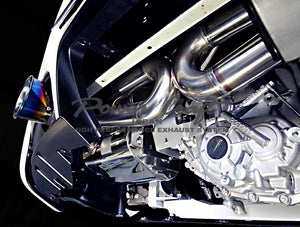 POWER CRAFT HYBRID EXHAUST MUFFLER SYSTEM W. CATALYZER FOR FERRARI 458 SPECIALE P-FE900101-SE