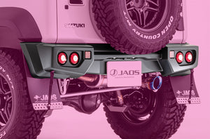 JAOS REAR SPORTS COWL PAINTED MATTE BLACK FOR SUZUKI JIMNY JB74 B042518MB