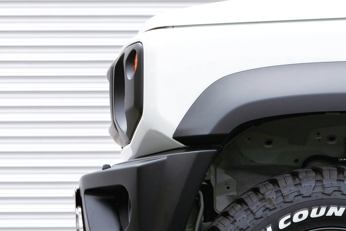 JAOS FRONT GRILLE PAINTED MATTE BLACK FOR SUZUKI JIMNY JB74 B061513MB