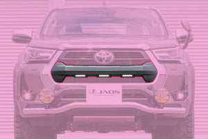 JAOS FRONT GRILLE GARNISH PAINTED MATTE BLACK FOR TOYOTA HILUX SURF 125 B062098MB