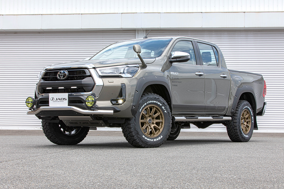 JAOS FRONT GRILLE GARNISH PAINTED MATTE BLACK FOR TOYOTA HILUX SURF 125 B062098MB