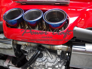 POWER CRAFT HYBRID EXHAUST MUFFLER SYSTEM W. CATALYZER FOR FERRARI 458 ITALIA P-FE450101-SE