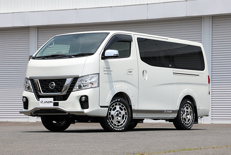 JAOS ASTELLA CM-04 17x6.5 48 6H139.7 BLACK POLISH WHEEL FOR NISSAN NV350 CARAVAN B879765PB