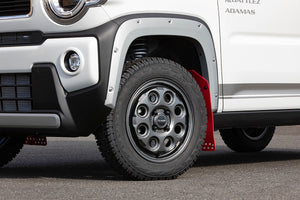 JAOS ADAMASMIL-8 14X4.5J 45 4H100.0 MATT GUN METALLIC WHEEL FOR SUZUKI HUSTLER MR52S 92S B904445MGM