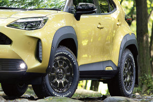 JAOS FENDER GARNISH TYPE-X PAINTED MATTE BLACK FOR TOYOTA YARIS CROSS B135180MB