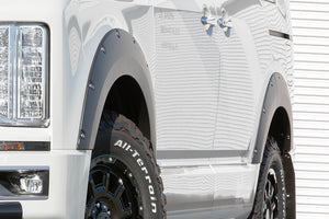 JAOS FENDER GARNISH TYPE-X PAINTED MATTE BLACK FOR MITSUBISHI DELICA D:5 2019- DIESEL B135306MB