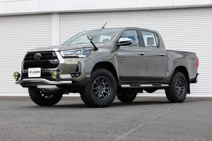 JAOS FRONT SKID BAR POLISH BLACK FOR TOYOTA HILUX SURF 125 B150098B