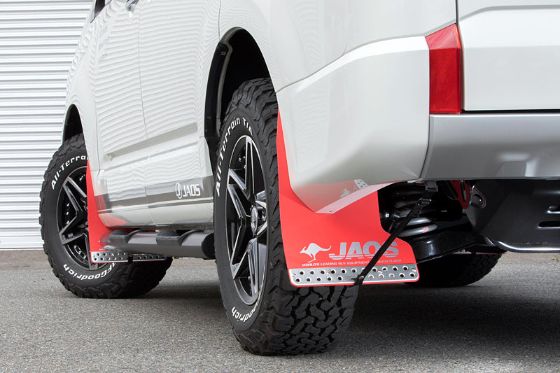 JAOS MUD GUARD III REAR SET RED FOR MITSUBISHI DELICA D:5 2019- DIESEL B621306R