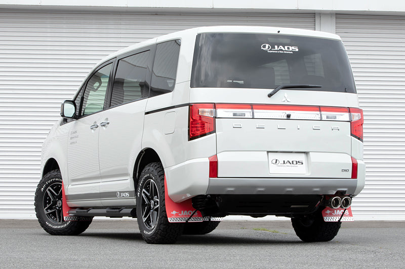 JAOS MUD GUARD III REAR SET RED FOR MITSUBISHI DELICA D:5 2019- DIESEL B621306R