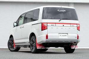 JAOS MUD GUARD III REAR SET RED FOR MITSUBISHI DELICA D:5 2019- DIESEL B621306R