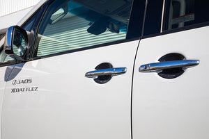 JAOS DOOR HANDLE PROTECTOR FOR MITSUBISHI DELICA D:5 2019- DIESEL B636304 - Black Hawk Japan