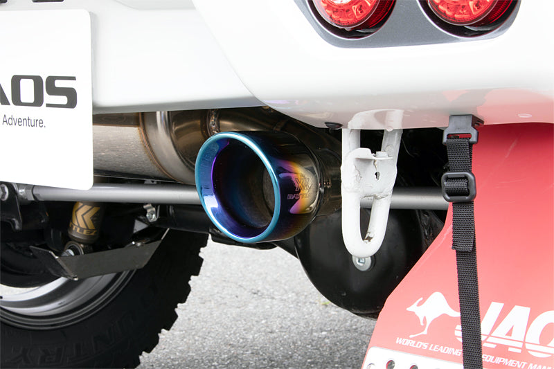 JAOS BATTLEZ MUFFLER ZSTC TITANIUM COLOR TAIL FOR REAR SPORTS COWL FOR SUZUKI JIMNY JB64 B702513ATC